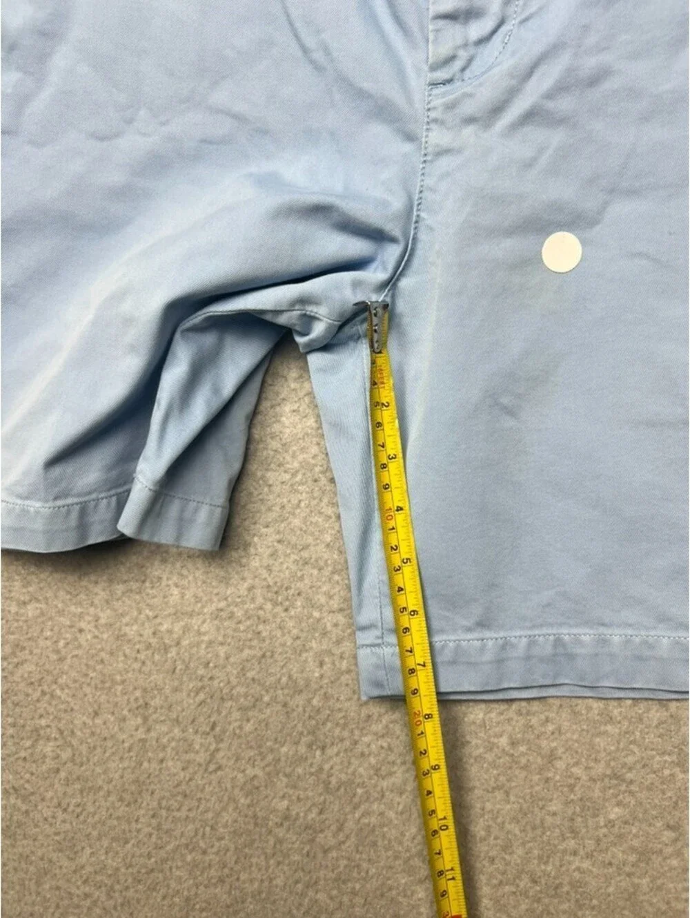 Vineyard Vines Breaker Shorts Mens 36 Light Blue Chino Preppy Coastal Old Money
